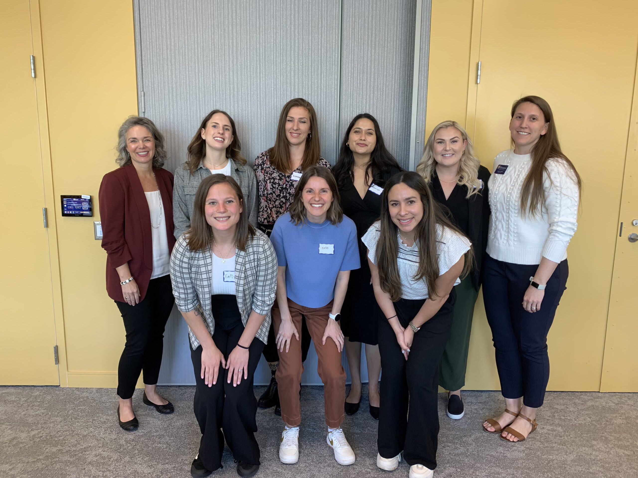 Group of women smiling