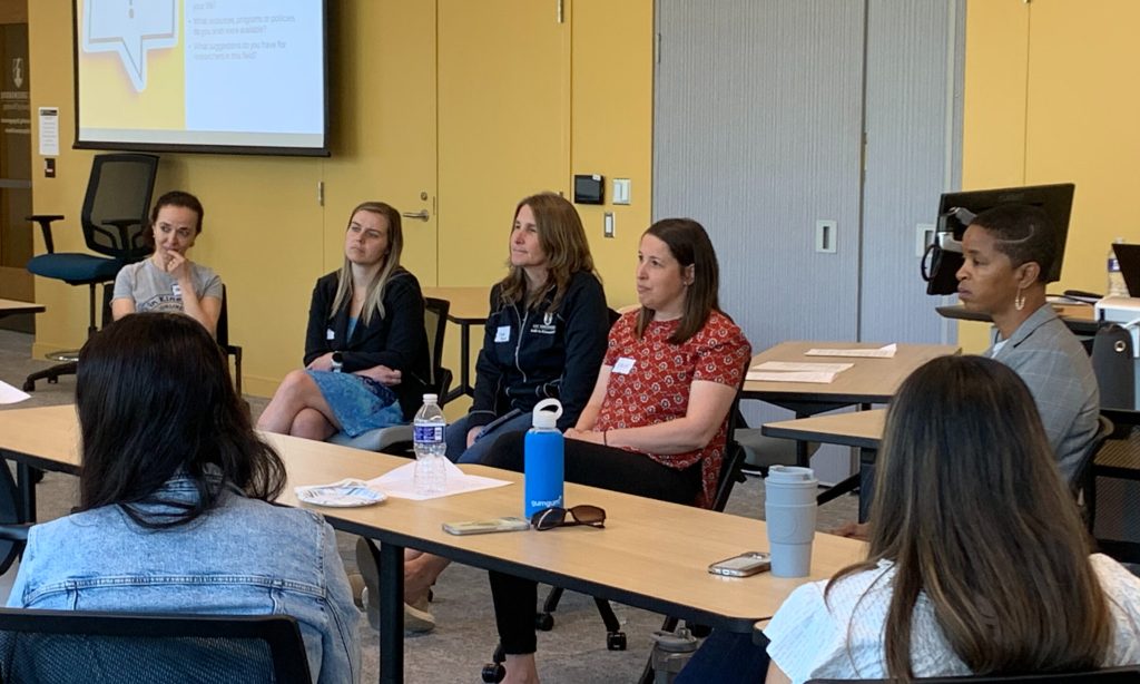 Group of women meeting.
