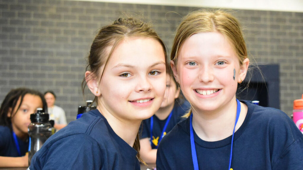 Active Girls – Healthy Girls Spring Camp 2024 two girls smiling