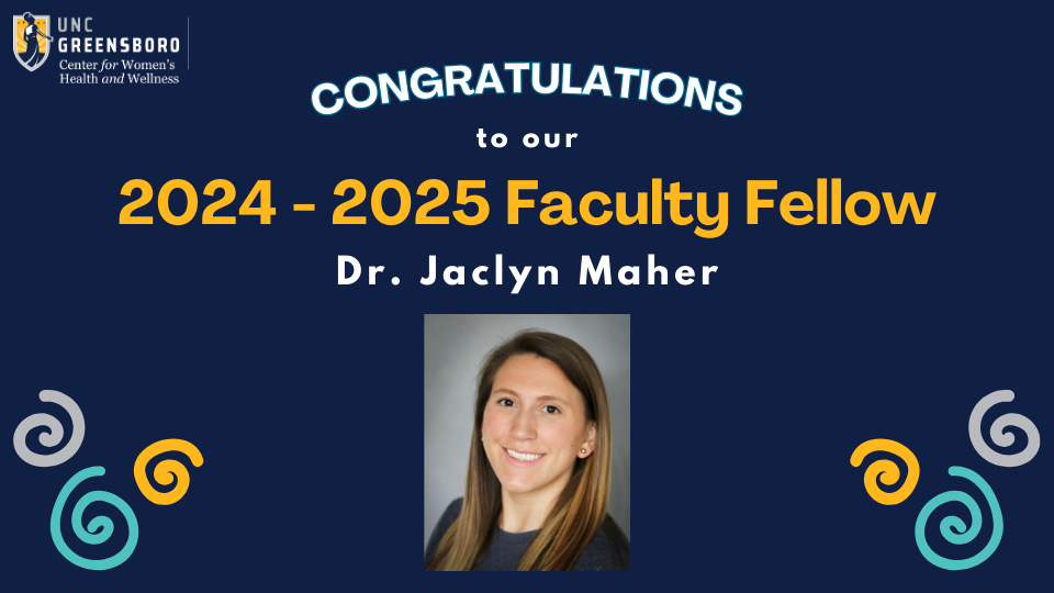 Dr. Jackie Maher Selected as 2024-2025 CWHW Fellow