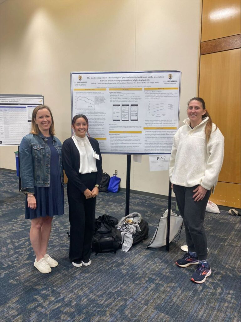 Nathaly, a past William Scholar presenting her research.