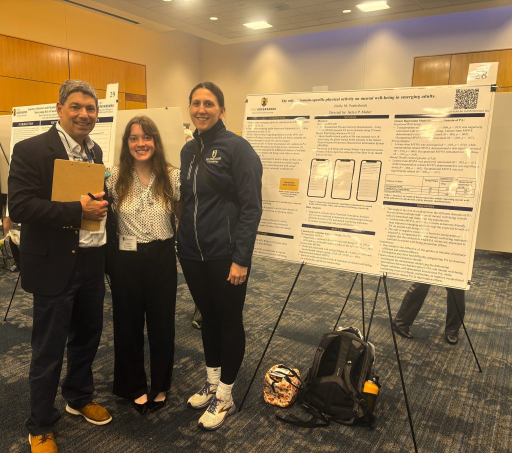 Dean Mattacola, Emily Postlethwait and Jaclyn Maher